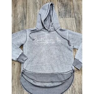 Womens Hoodie Great Smoky Mountains Tennessee Pigeon Forge Gatlinburg Gray Small